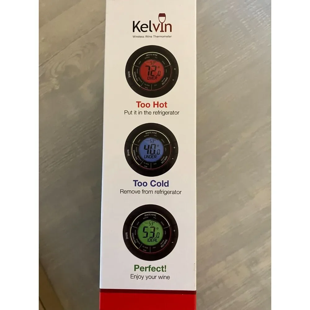Kelvin Duo wine thermometer